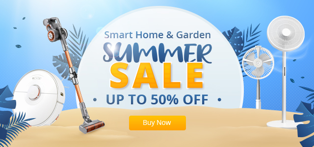 Smart Home Summer Sale, 50% OFF & Extra $20 Coupon! - Geekbuying.com