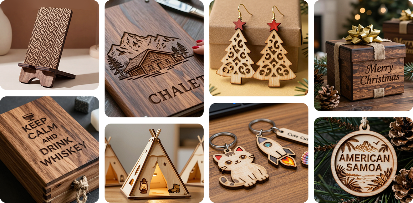 Wood showcase